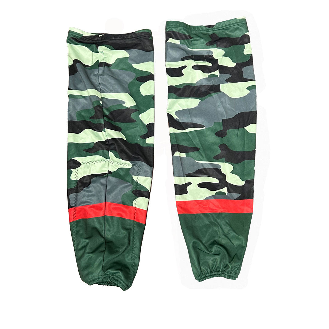 OHL - Chaussettes de hockey usagées (camouflage)